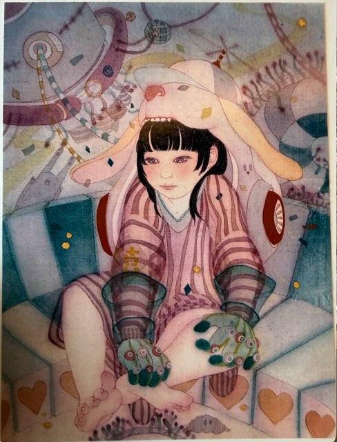 Cosmic Drifting Girl by Lin Chiachi