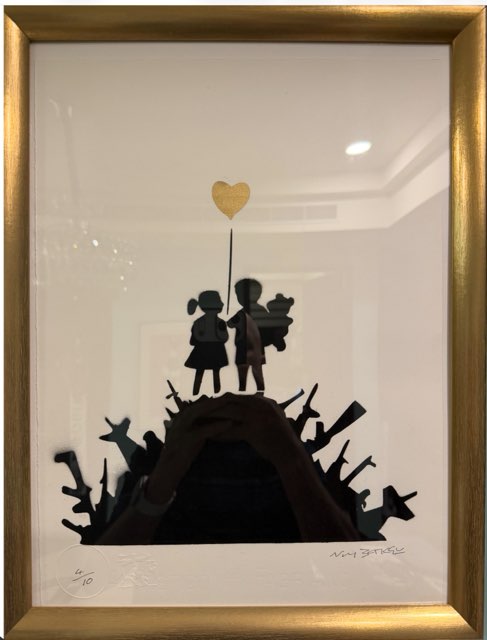 Kids on Guns by Not Banksy